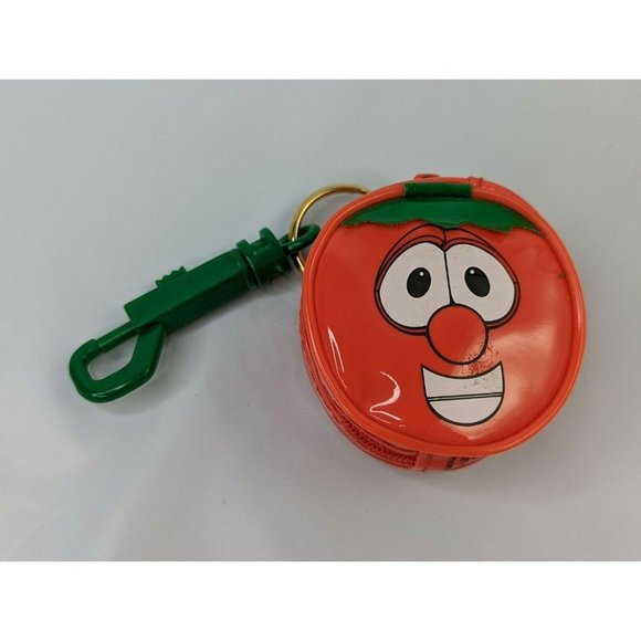 Big Idea Other - Big Idea Veggie Tales Bob Tomato Vinyl Zipper Pouch Clip On